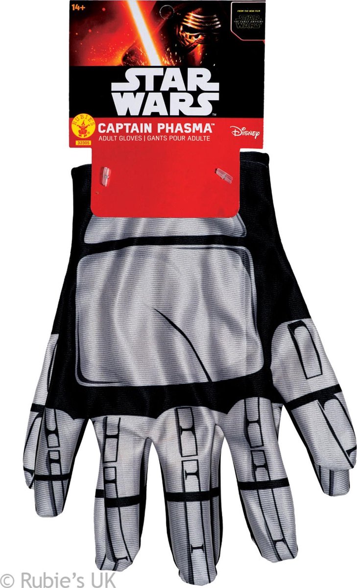 RUBIES UK - Star Wars VII Captain Phasma handschoenen voor volwassenen - Accessoires > Handschoenen